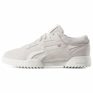 Adidasy Męskie Reebok Workout Clean Ripple Białe/Czerwone PL 50DFVQY